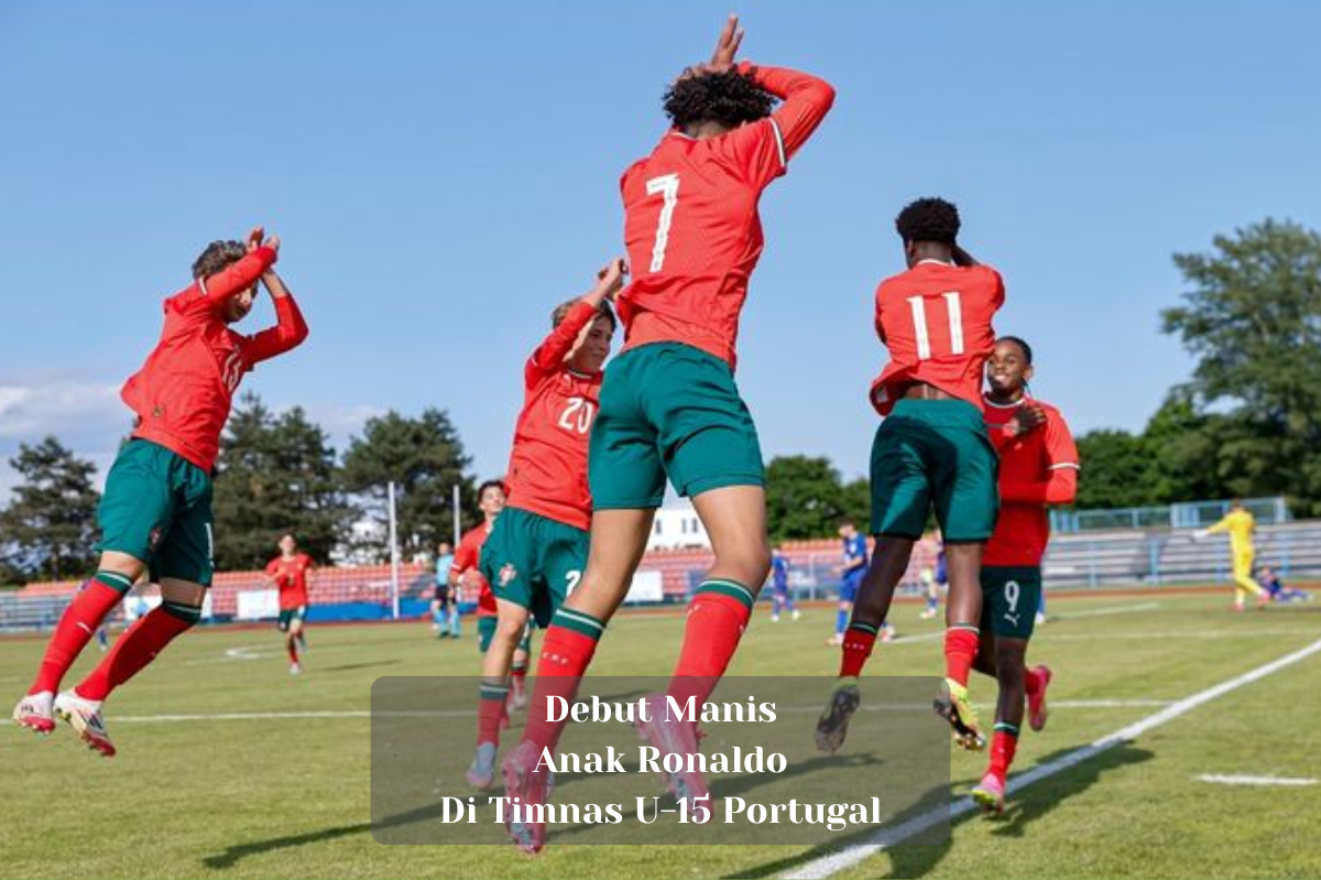 Debut Manis Anak Ronaldo di Timnas U-15 Portugal Berbuah Gol