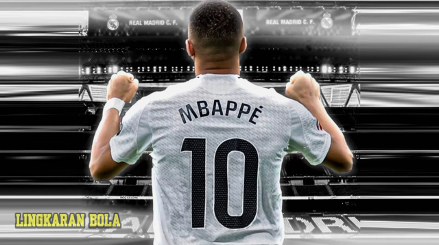 Kylian Mbappe Resmi Kenakan Nomor 10 di Real Madrid