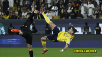 Cristiano Ronaldo Cetak Gol Salto Spektakuler di Usia 40 Tahun, Memang Layak Disebut GOAT!