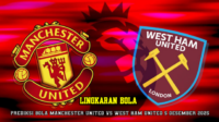 Prediksi Bola Manchester United vs West Ham United 5 Desember 2025