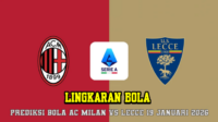 Prediksi Bola AC Milan VS Lecce 19 Januari 2026